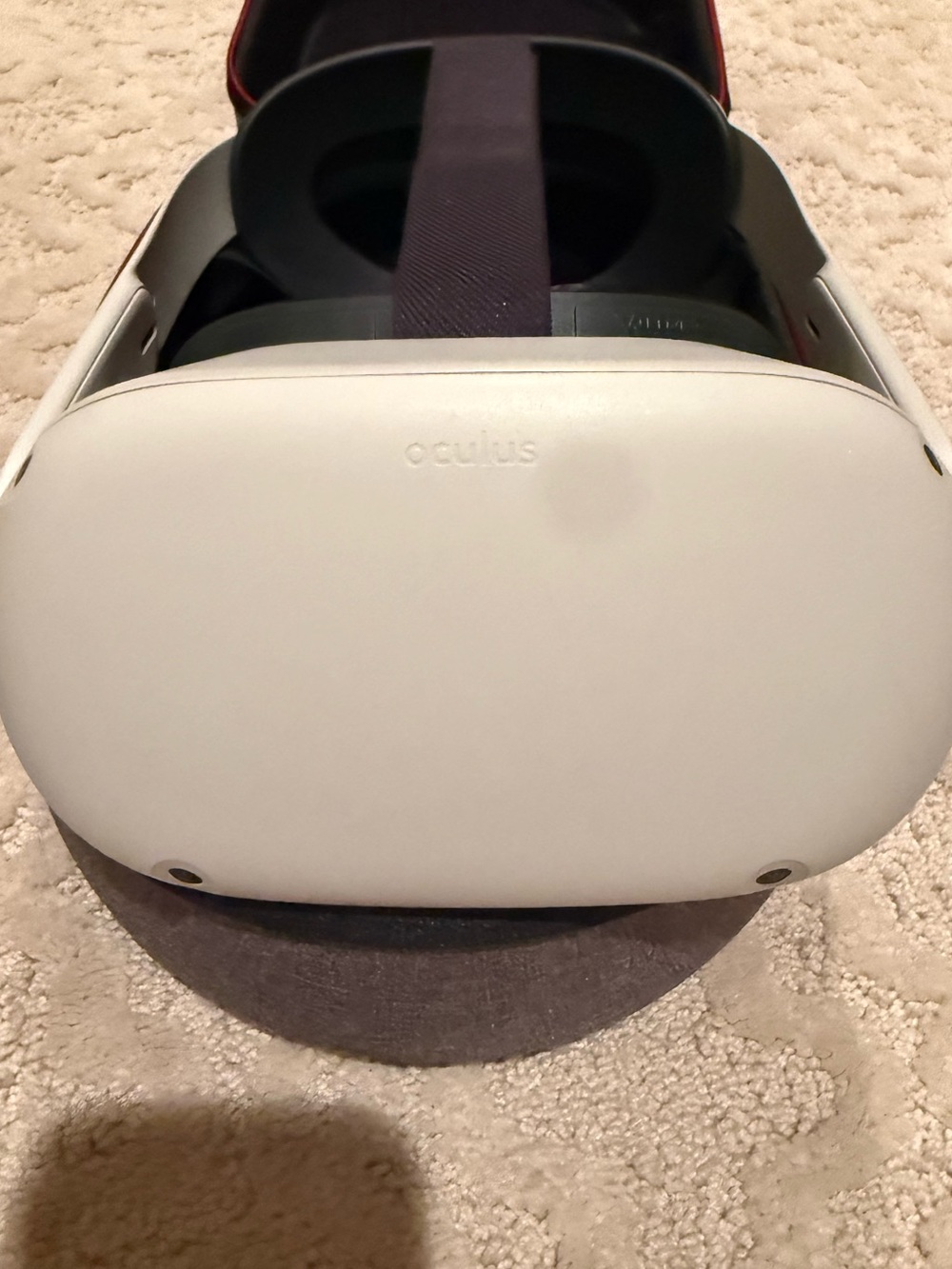 Oculus Standalone VR Headset in White with Gray Strap
